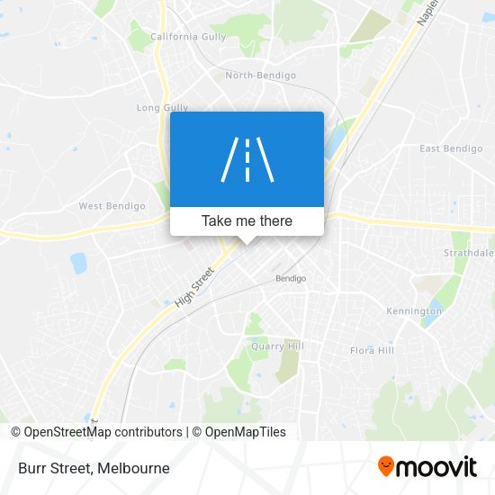 Burr Street map