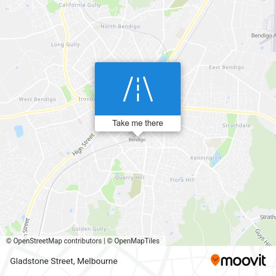 Gladstone Street map