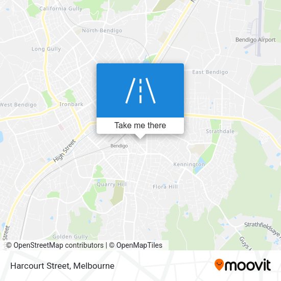 Harcourt Street map