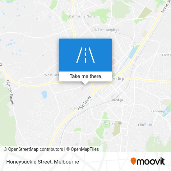 Honeysuckle Street map