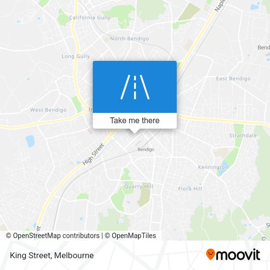 King Street map