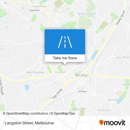 Langston Street map
