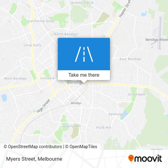 Myers Street map