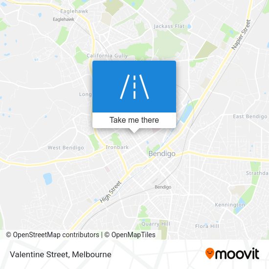 Valentine Street map