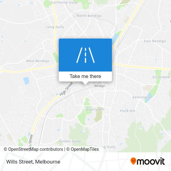 Wills Street map