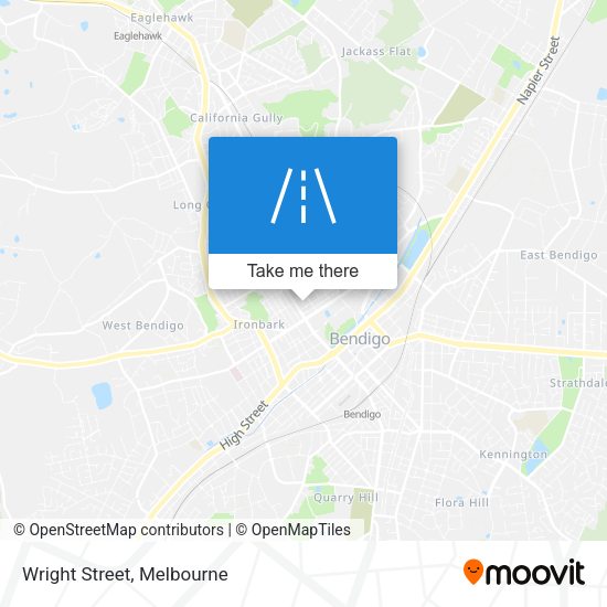 Wright Street map