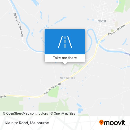 Kleinitz Road map