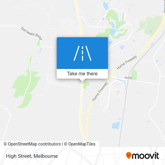 High Street map