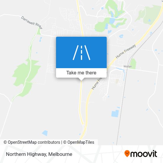Northern Highway map
