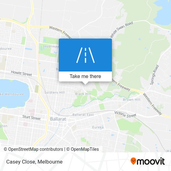 Casey Close map