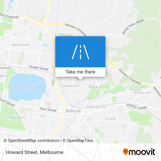 Howard Street map