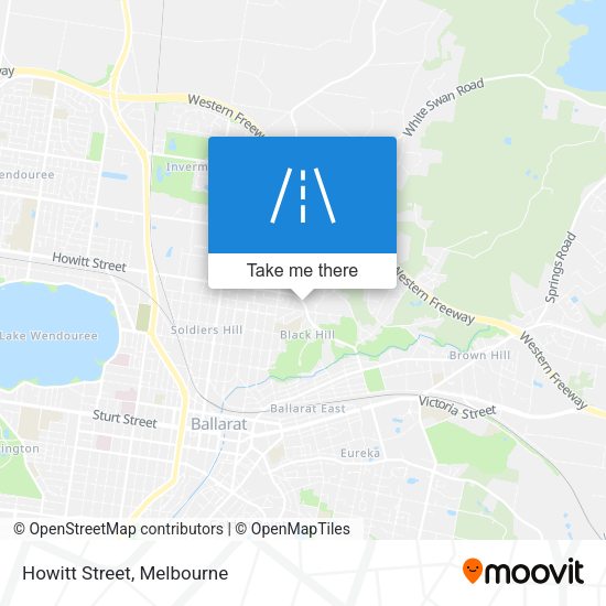 Howitt Street map