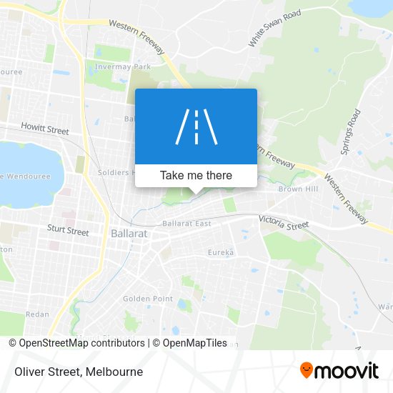 Oliver Street map