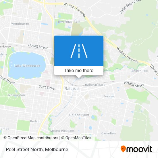 Peel Street North map