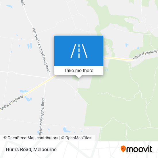 Hurns Road map
