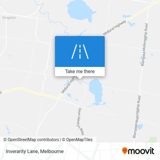 Inverarity Lane map