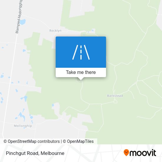 Pinchgut Road map