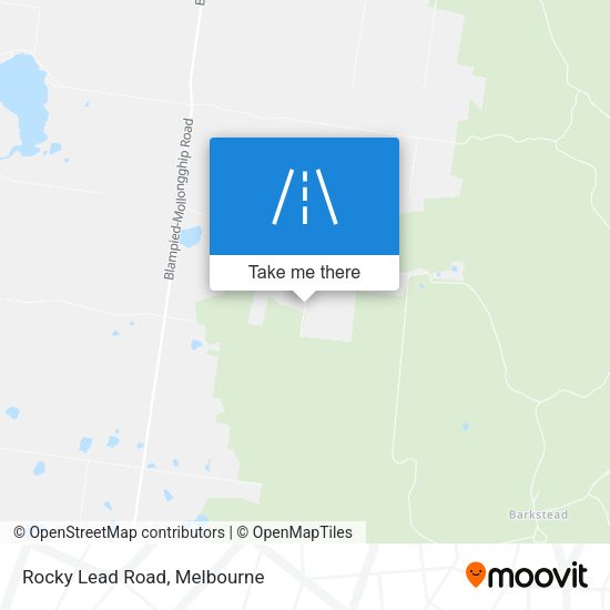 Rocky Lead Road map