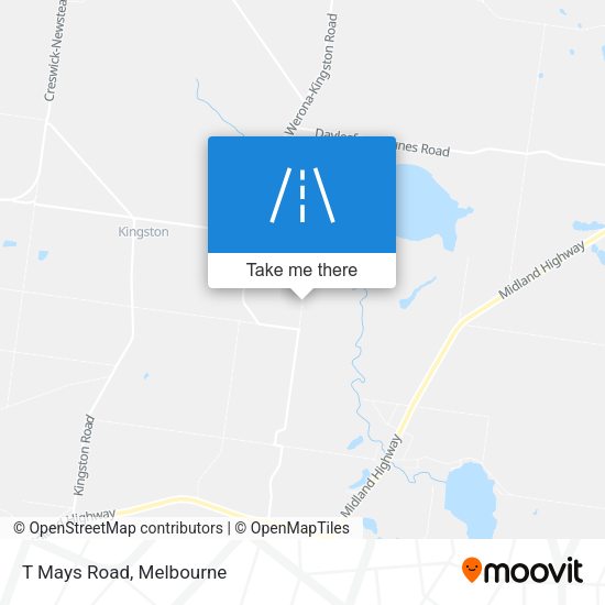 T Mays Road map