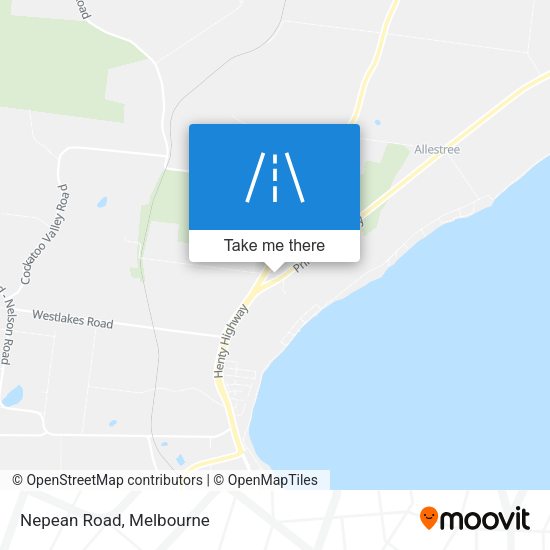 Nepean Road map