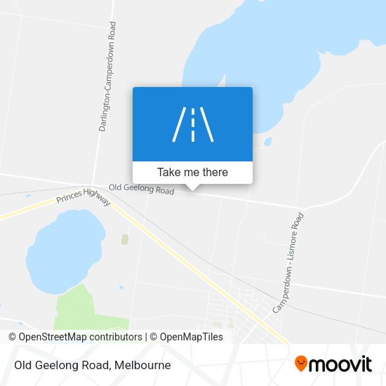 Old Geelong Road map