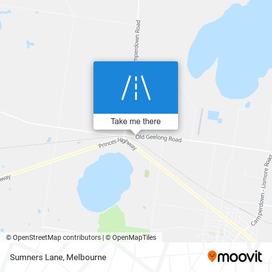 Sumners Lane map