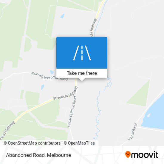 Abandoned Road map