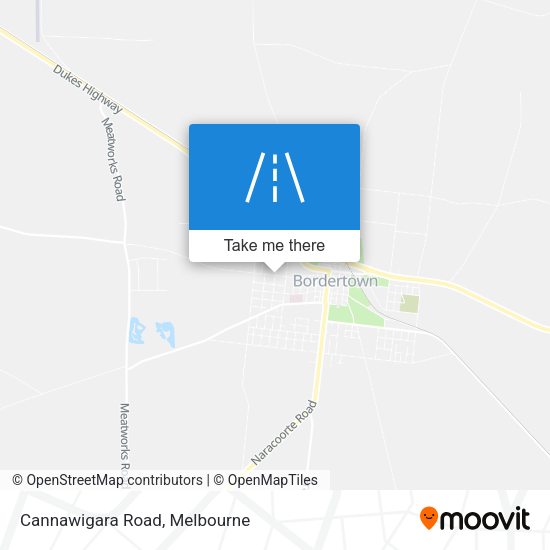 Cannawigara Road map