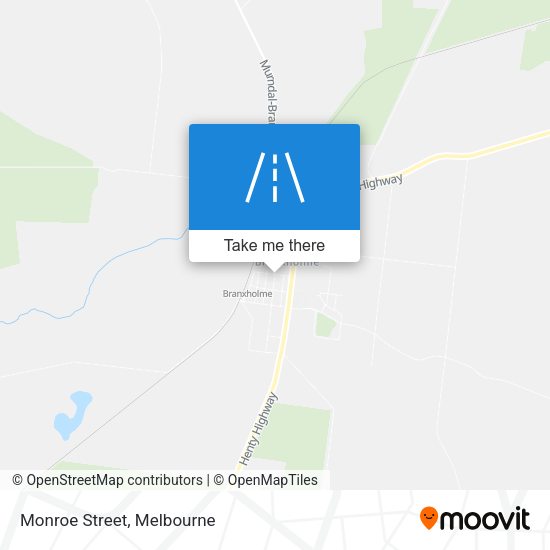 Monroe Street map