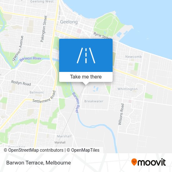 Barwon Terrace map