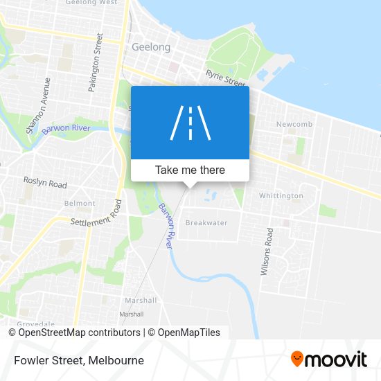 Fowler Street map