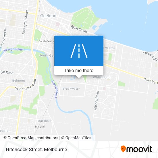 Hitchcock Street map