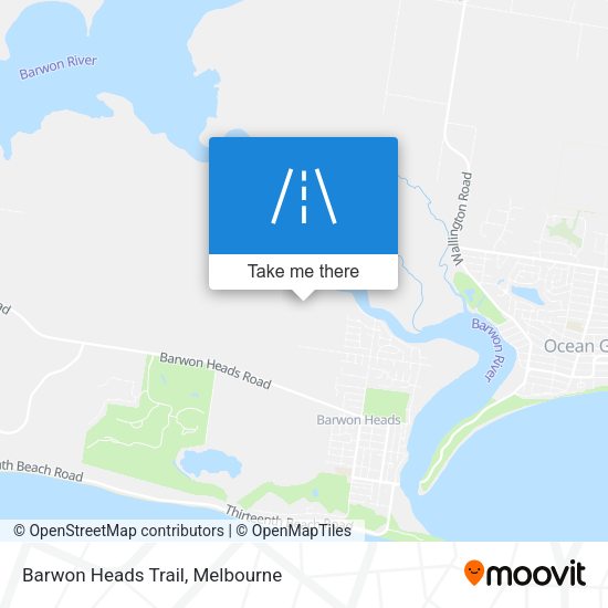 Barwon Heads Trail map