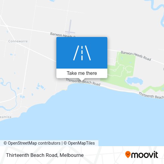 Thirteenth Beach Road map