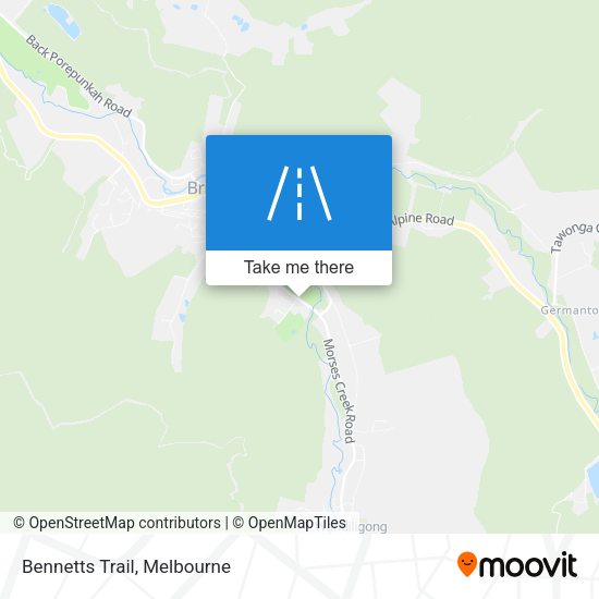 Bennetts Trail map
