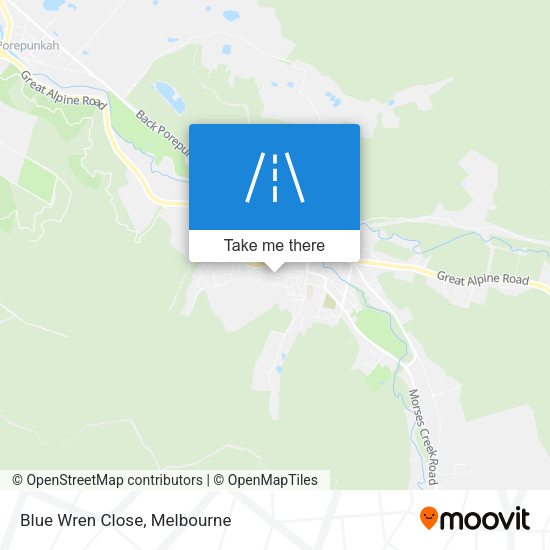 Blue Wren Close map
