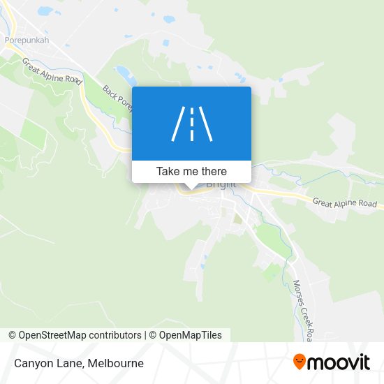Canyon Lane map