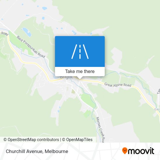 Churchill Avenue map