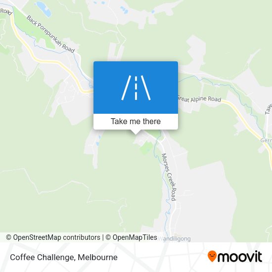 Coffee Challenge map