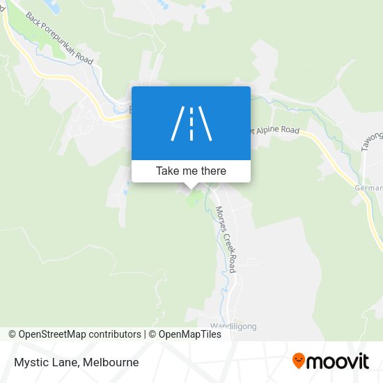 Mystic Lane map