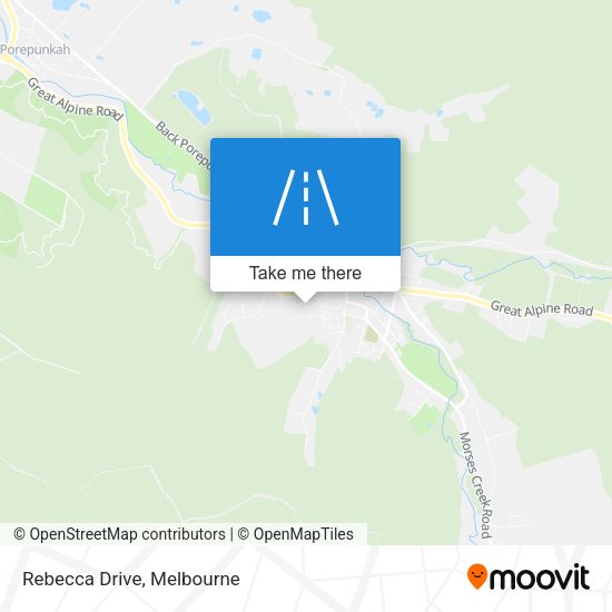 Rebecca Drive map