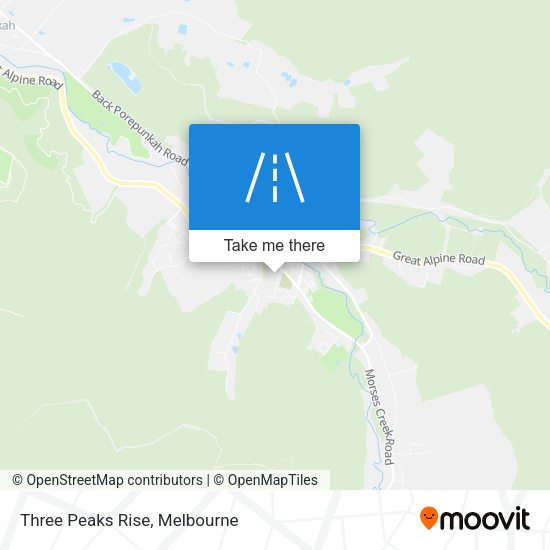 Three Peaks Rise map