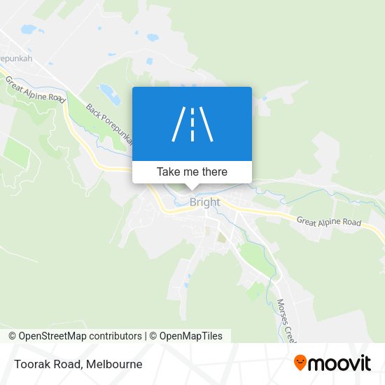 Toorak Road map