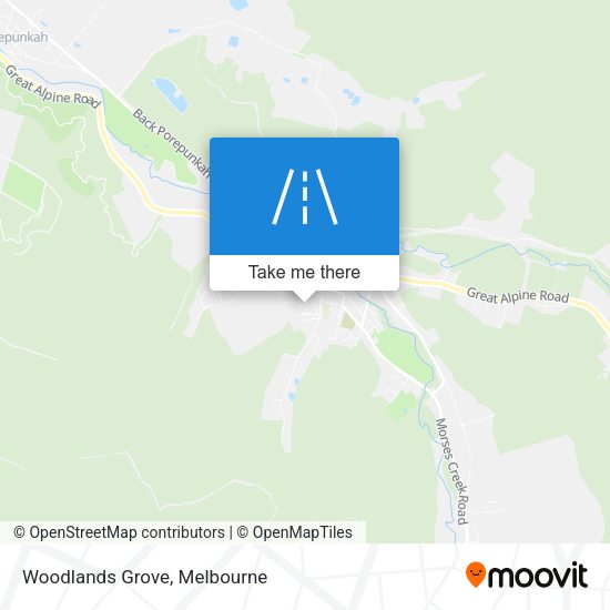 Woodlands Grove map