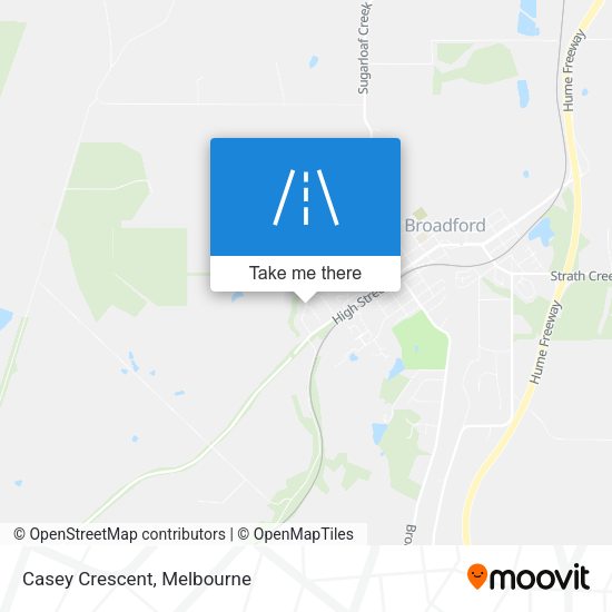 Casey Crescent map