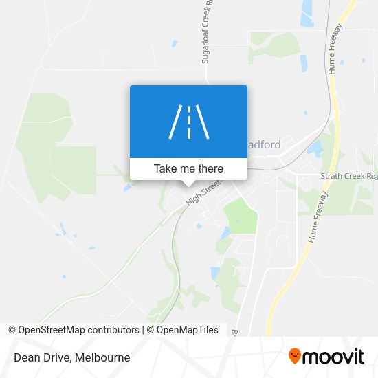 Dean Drive map