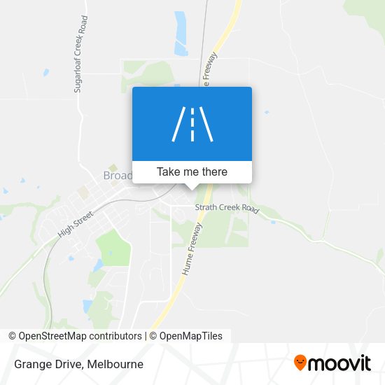 Grange Drive map