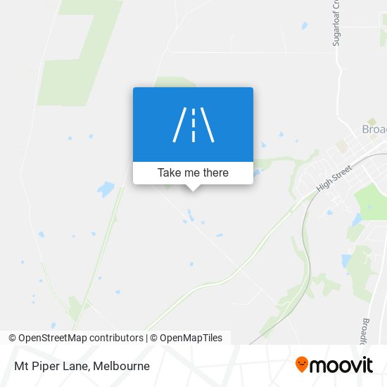 Mt Piper Lane map