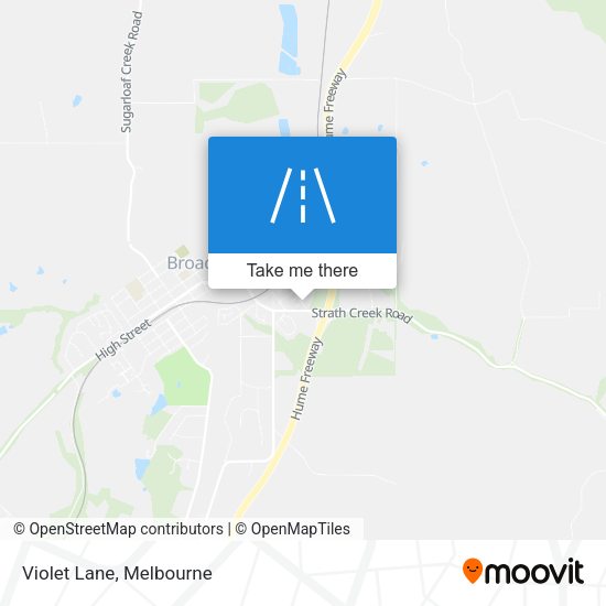 Violet Lane map