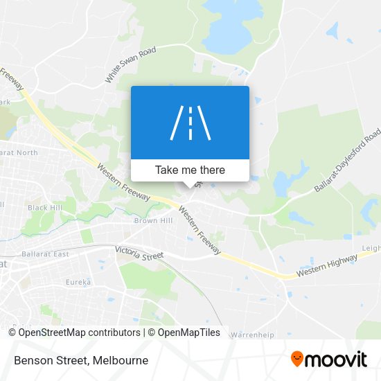 Benson Street map